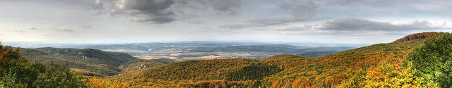 HDR Panorama of the Bükk Mountains, Hungary
