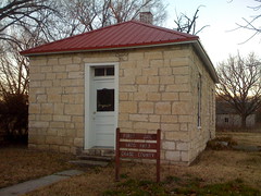 First jail in Cottonwood Falls, Kansas: 1870 - 1873