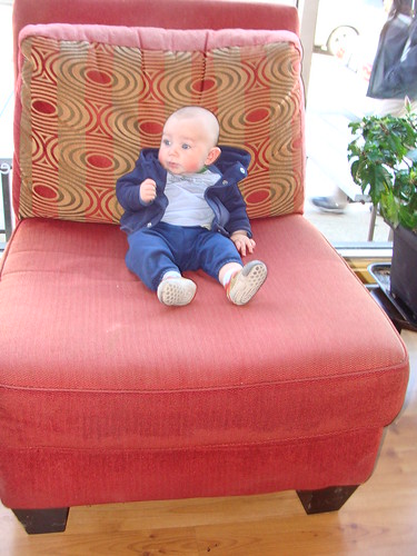 Silas in another big chair