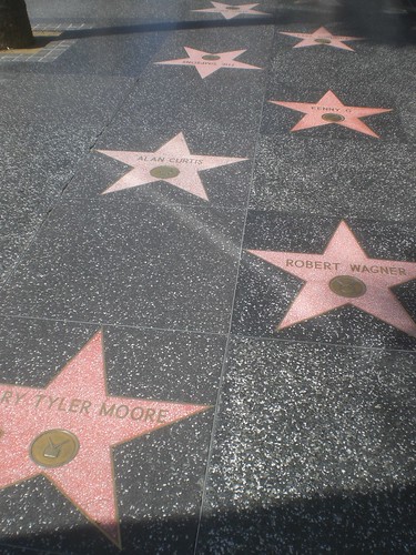 Stars on hollywood Boulevard
