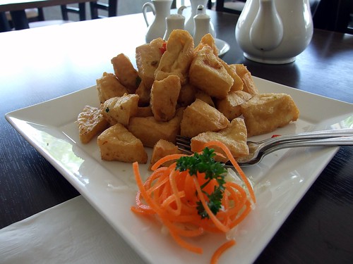 Deep Fried Tofu with Pepper Salt from Green's Vegetarian in Toronto