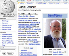 Daniel Dennett's wikipedia article