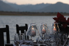 Dinner at the water (by Louis Rossouw)