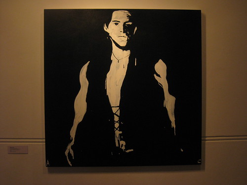 painting of bon by Adam Cullen