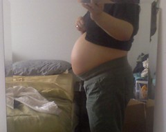 34 week belly
