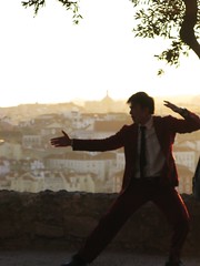 Kung-fu fighting at Castelo de São Jorge, Lisbon