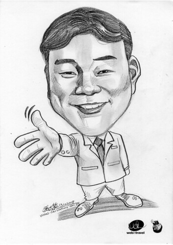 Caricatures Web in Travel 2008 Masabumi Mori