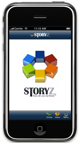 iPhone App for Storyz by Storyz.