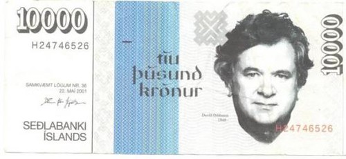 Counterfeit Iceland 10000kr