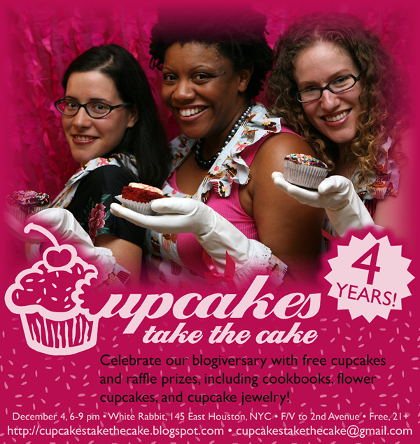Cupcakes Take the Cake's 4-year Blogiversary Party