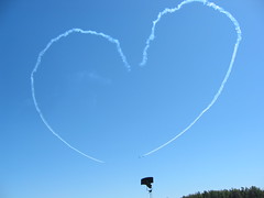 Heart at airshow
