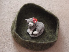 Felted Cat Bed