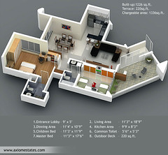 Pune Properties - Real Estate India - Vilas Palash Floorplan1