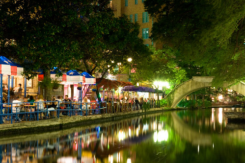 San Antonio, TX - River Walk at Night