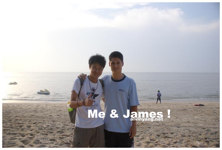 me and james