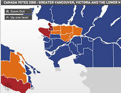 As of 8:00pm in the Lower Mainland