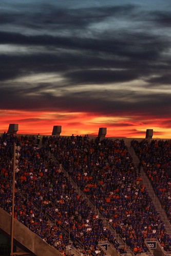 Sunset Over Bronco Stadium