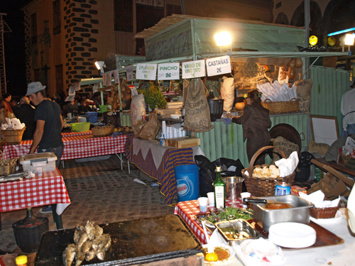 San Andrés food stall