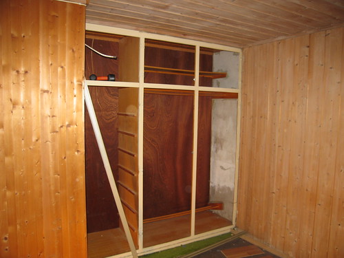 Bedroom closet - before