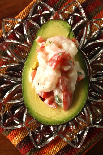 Eva Longoria's Avocado Stuffed with Shrimp
