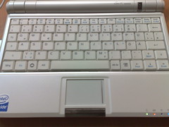 Asus eeePC - Tastatur und Touchpad