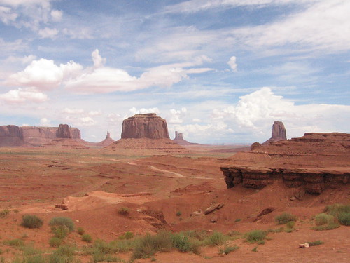 buttes at monument valley