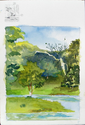 Watercolor Sketch - Wild Acres Park