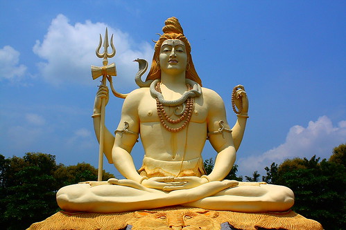 Lord Shiva, at Kachnar City in Jabalpur, India. [ Explored ]