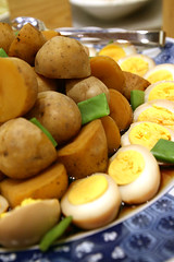  stewed potatos and eggs