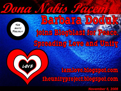 November 6, 2008 Blogblast for Peace