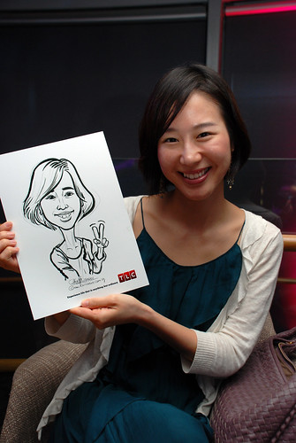 Caricature live sketching for TLC - 14