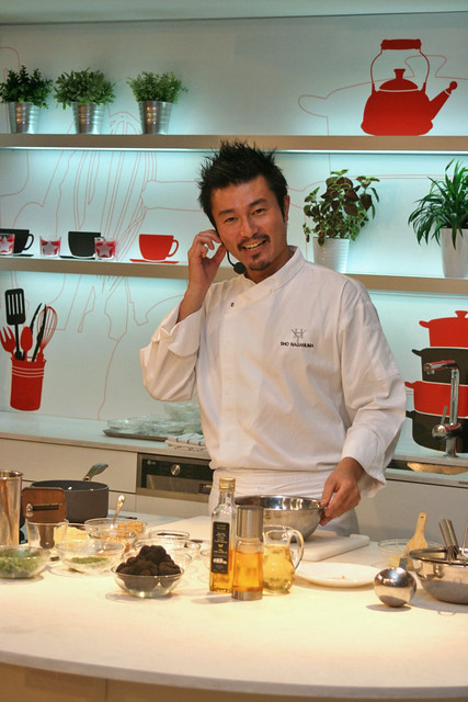Chef Sho Naganuma speaks English very well, having spent time in the U.S.