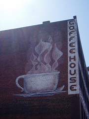 coffeehouse mural