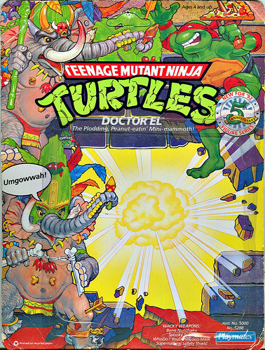 Playmates Toys.. TEENAGE MUTANT NINJA TURTLES :: Doctor El .. backer i  (( 1992 ))
