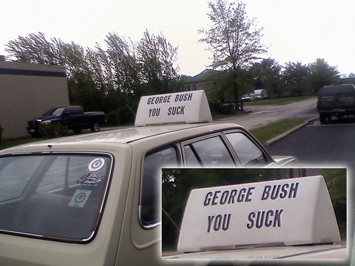 GEORGE BUSH YOU SUCK