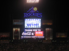 Rockies Win on 4th of July