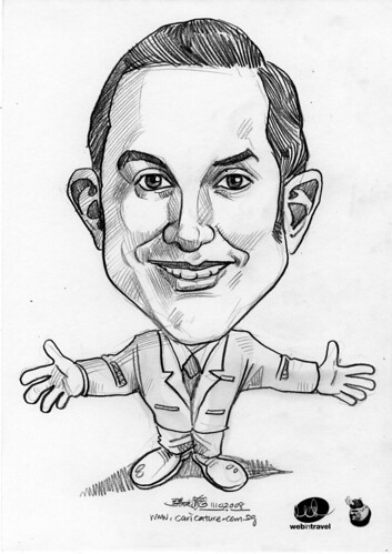 Caricatures Web in Travel 2008  Robbie Hills