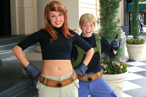 WDW Sept 2008 - Meeting Ron Stoppable and Kim Possible