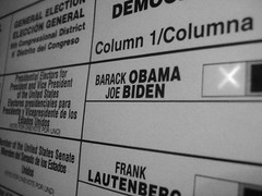 My presidential vote for Barack Obama 2.