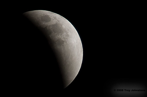 Lunar Eclipse - Approaching Totality