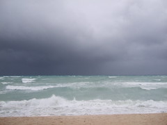 Photo of storm on ocean