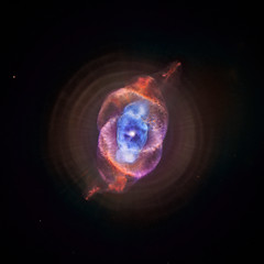NGC 6543: The Cat's Eye Nebula Redux (Also known as the Cat's Eye, this planetary nebula is located about 3,000 light years from Earth.)