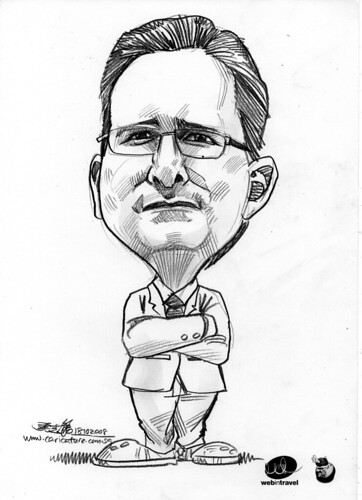 Caricatures Web in Travel 2008  Robert Bailey