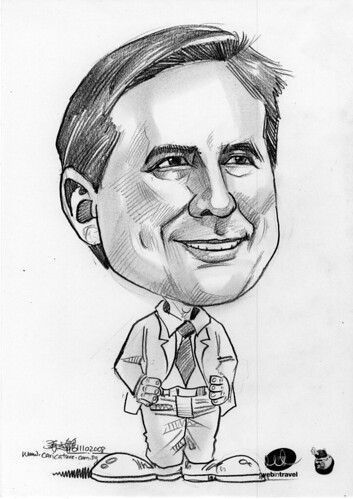 Caricatures Web in Travel 2008 Scott Blume
