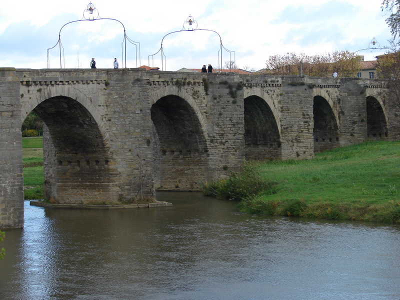Bridge leading to the walled city