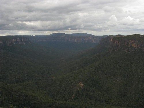 view across govetts gorge