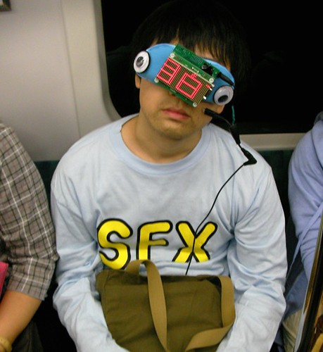 Letrero digital para dormir el metro