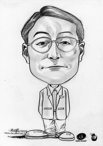 Caricatures Web in Travel 2008 Suguru Tomizuka