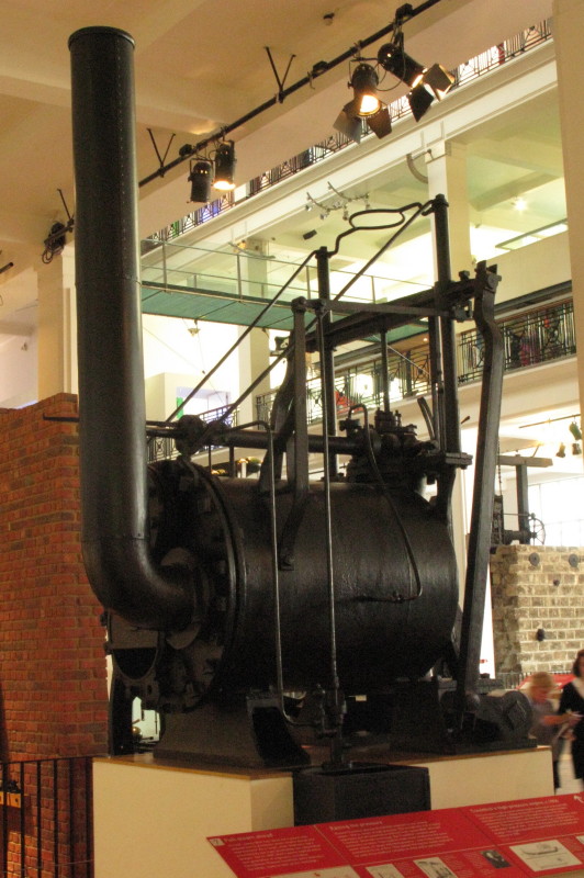 1804 Steam Loco. steam engine in 1799;