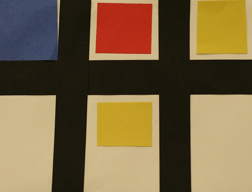 Avery's primary colored rectangles and squares